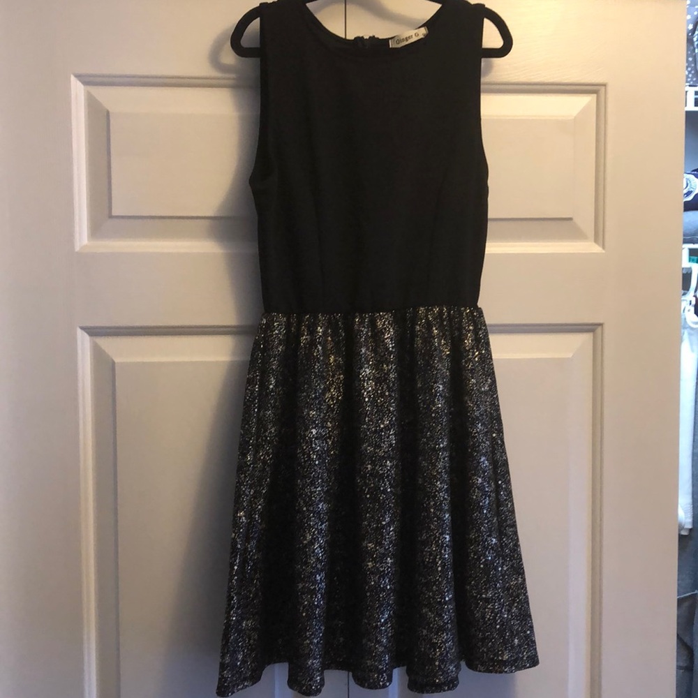 Black and Gold dress